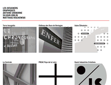 Tablet Screenshot of lesdesignersgraphiques.fr